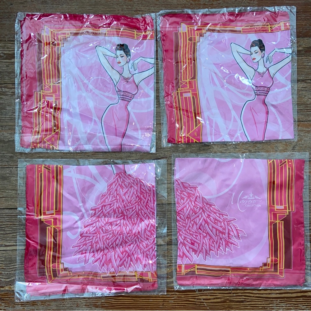 COPY - Marrero Collection ”100% Silk Scarf Wearable Art By Carlos Marrero 20” X… - Picture 2 of 4